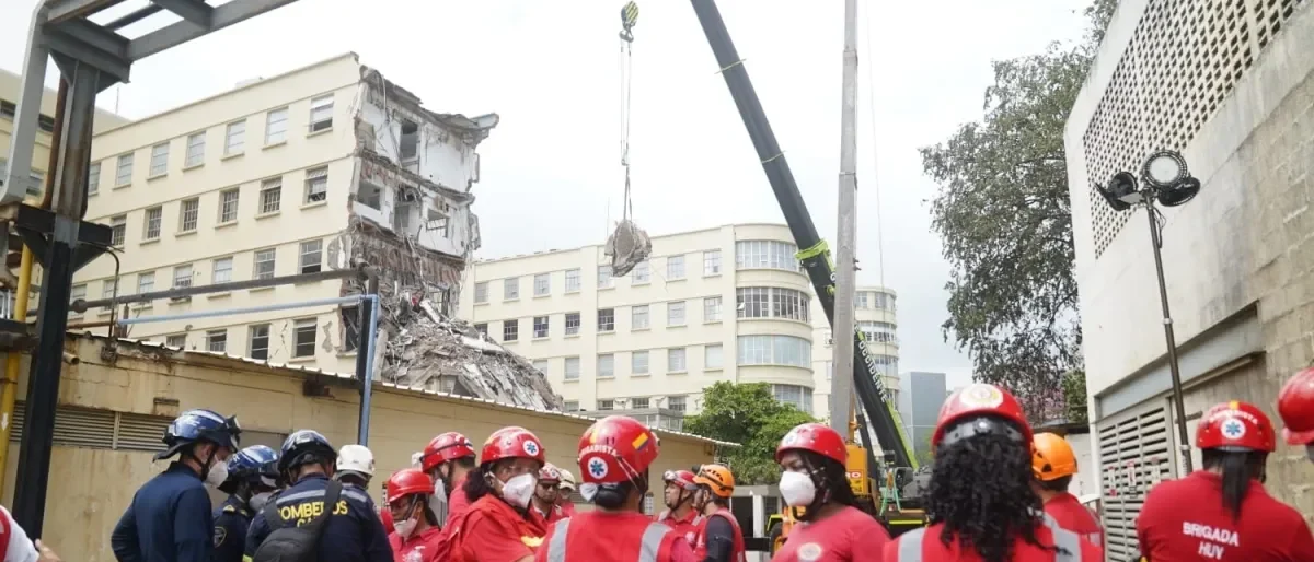 Recuperación Hospital Universitario — Recuperación Hospital Universitario: Tras tragedia sísmica, Cali inicia fase de