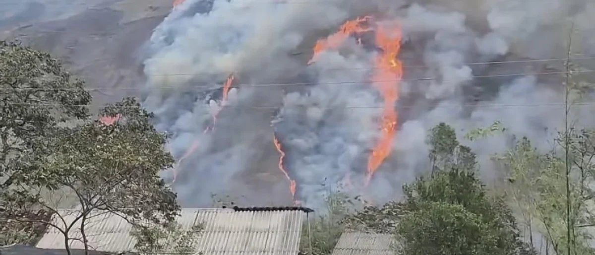 incendio Ancuya Nariño — Gran Incendio en Ancuya Nariño Devasta Cultivos y Amenaza Viviendas