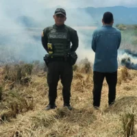 Captura quema agrícola — Captura en Huila: Primer Procesado por Quema Agrícola Tras Alerta Nacional de In