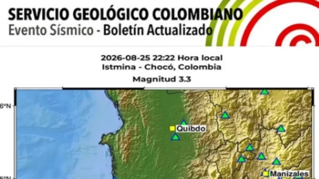 sismos frecuentes Chocó — Sismos frecuentes Chocó: Nuevo temblor en Istmina y el contexto de su actividad