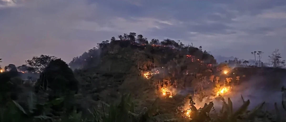 incendios forestales Boyacá — Alarmante aumento de incendios forestales en Boyacá por quemas agrícolas