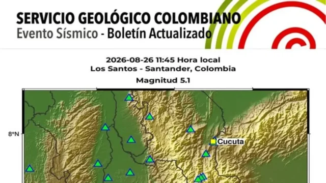 Temblor Santander 5.1 — Fuerte Temblor Santander 5.1 Sacude el País y Resalta la Actividad Sísmica en La