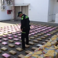 incautación marihuana Candelaria — Incautan cuatro toneladas de marihuana en bus incendiado en Candelaria