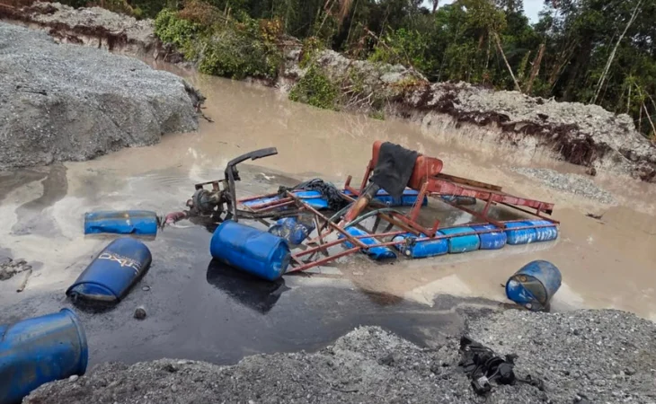 minería ilegal Chocó — Ejército impacta finanzas del Clan del Golfo con golpe a minería ilegal en Chocó