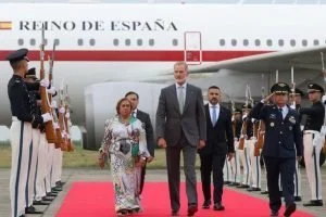 visita real Cali — Visita real Cali: Rey Felipe VI llegó para posesión presidencial en Colombia