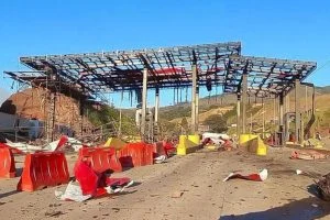 ataque peaje Mondomo — Ataque con explosivos en peaje Mondomo genera daños graves en Cauca