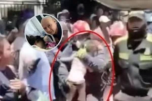 Rescate niña terremoto — Rescate niña terremoto: Sofía y el bombero, una historia de esperanza en Cali