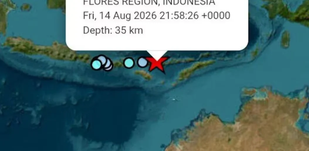 sismo Indonesia — Potente sismo en Indonesia: magnitud 7,7 y alerta de tsunami en la isla de Flore