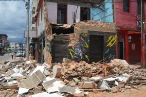zona comercial destruida — Evaluación de Impacto en Zona Comercial Destruida