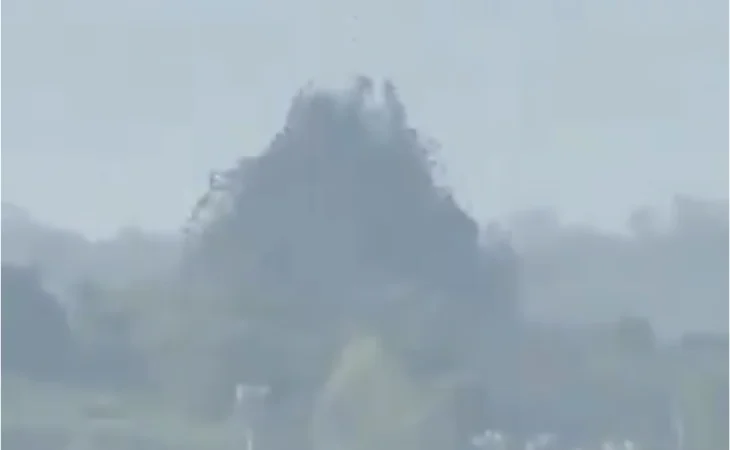 Erupción volcán lodo — Erupción volcán lodo en San Pedro de Urabá impacta zonas agrícolas
